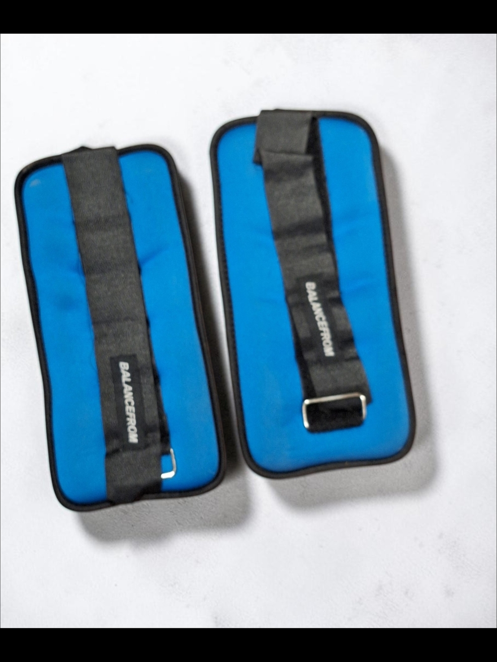 BalanceFrom Fully Adjustable Ankle Wrist Arm Leg Weights, 2lb Pair